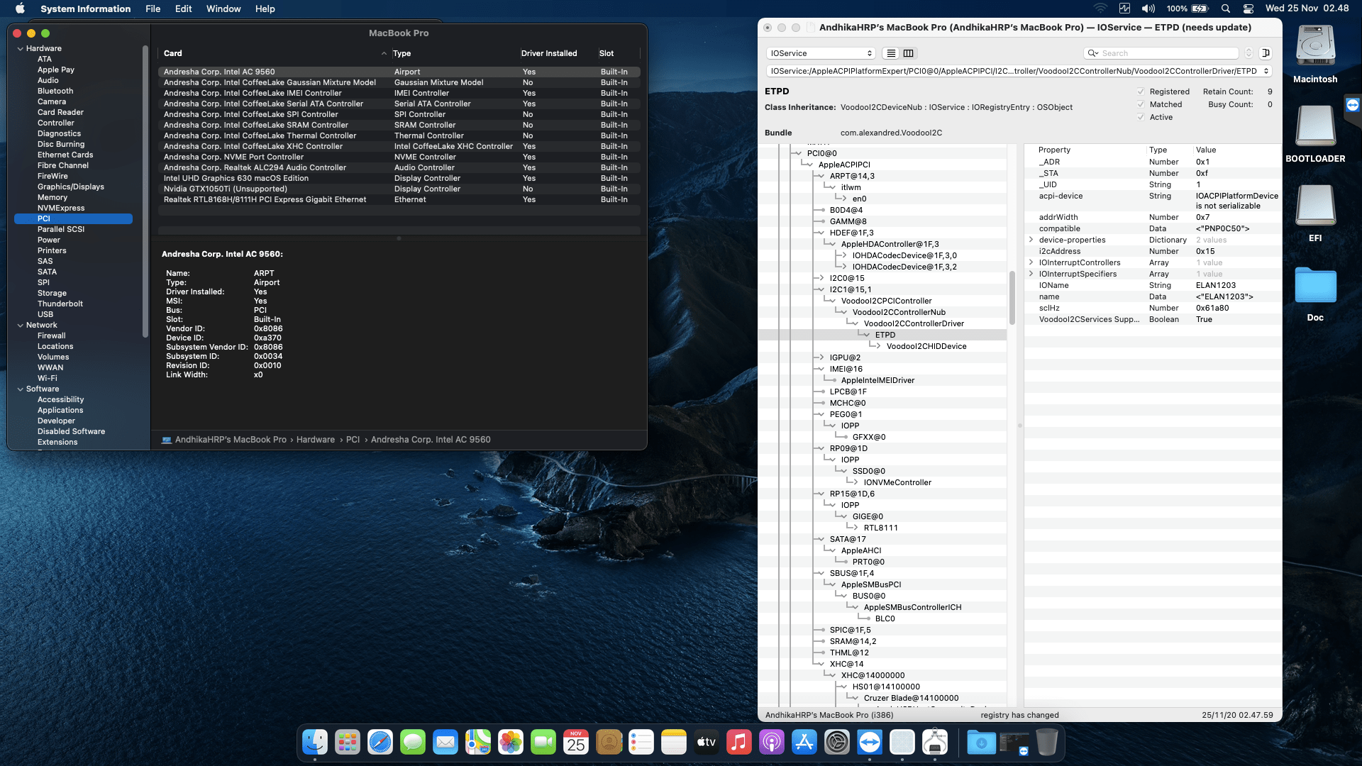 Asus ROG Strix III G531GD I505G3T [CoffeeLake   Intel UHD 630 + I2C]   OpenCore 9